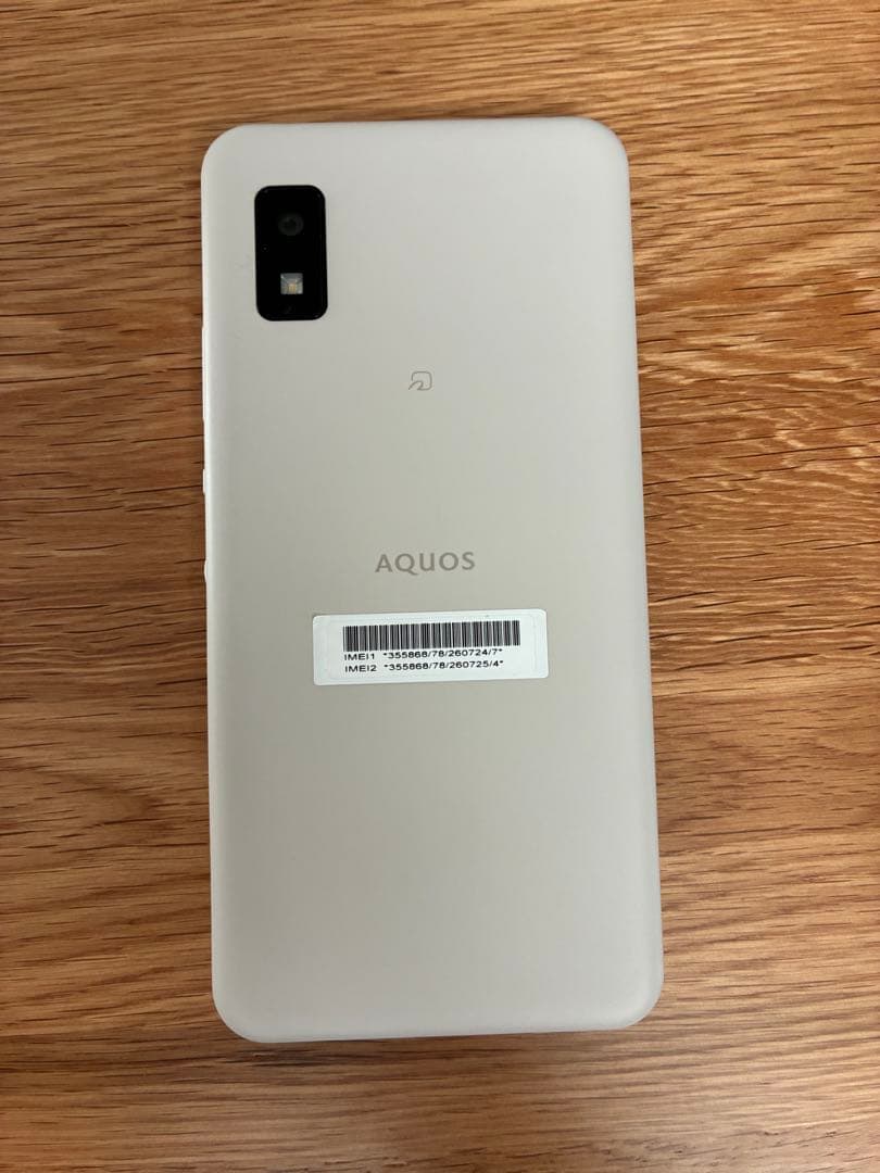AQUOS Wish アイボリー　SIMフリー64GB 美品