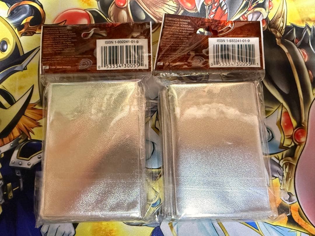 遊戯王 スリーブ アッパーデック 初期ロゴ銀 シルバー 未開封