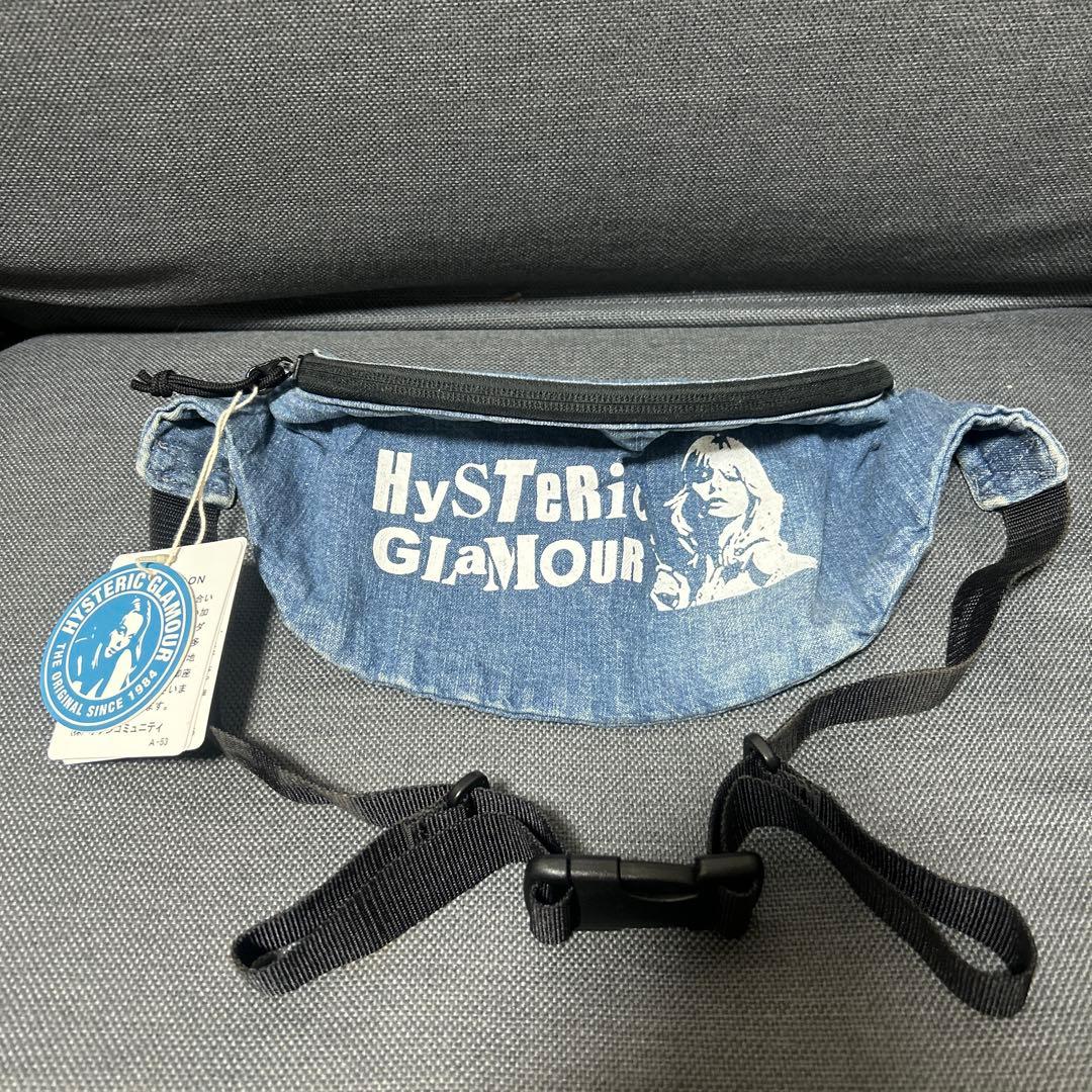 新品 未使用 hysteric glamour デニム ウェストバッグ
