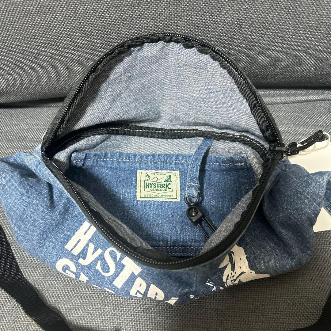 新品 未使用 hysteric glamour デニム ウェストバッグ