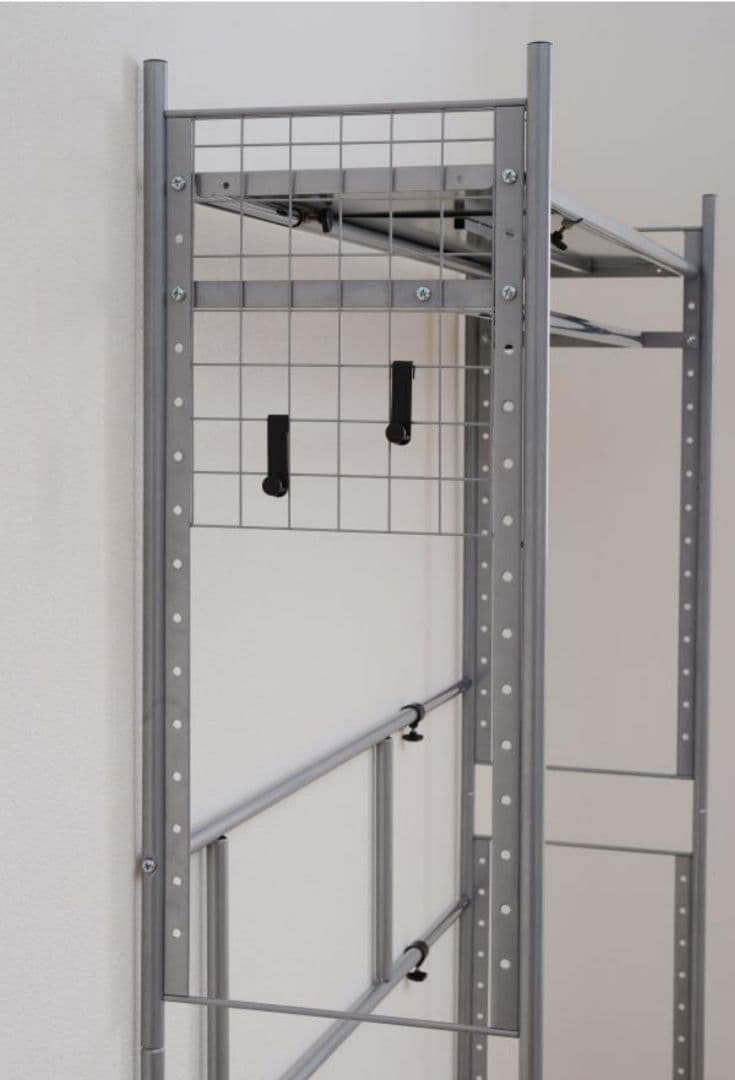 SALE 古着屋 ワードローブ 棚位置を自由自在 ハンガーラック