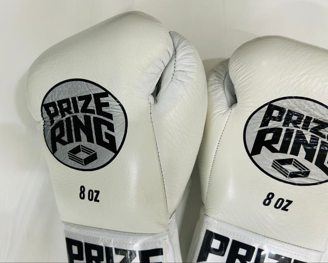 プライズリング　ボクシンググローブ　本革製　プロ試合用8oz