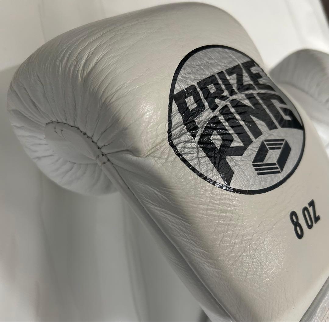 プライズリング　ボクシンググローブ　本革製　プロ試合用8oz