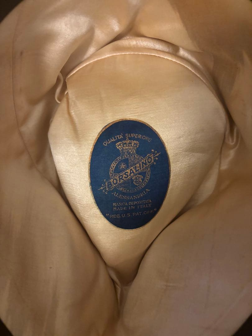 40s Borsalino ボルサリーノ　ハット　59.5cm