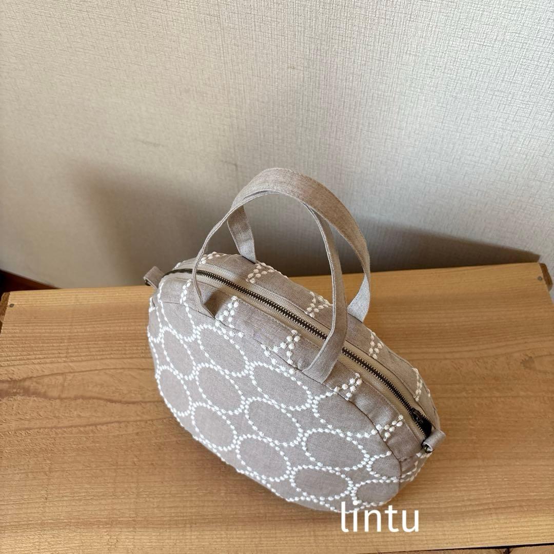 ハンドメイド＊tambourineボストンバッグ　　minaperhonen