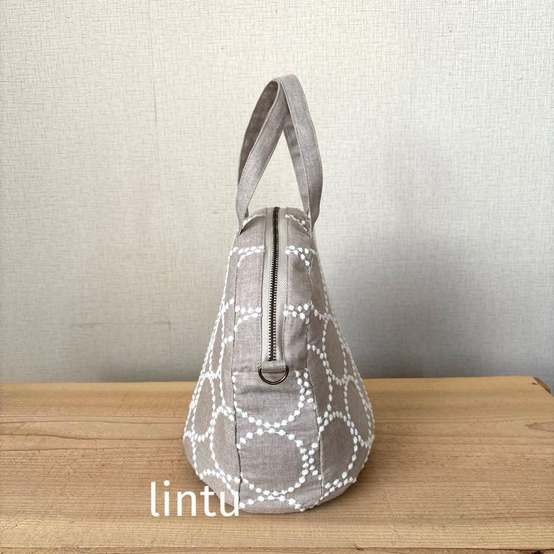 ハンドメイド＊tambourineボストンバッグ　　minaperhonen