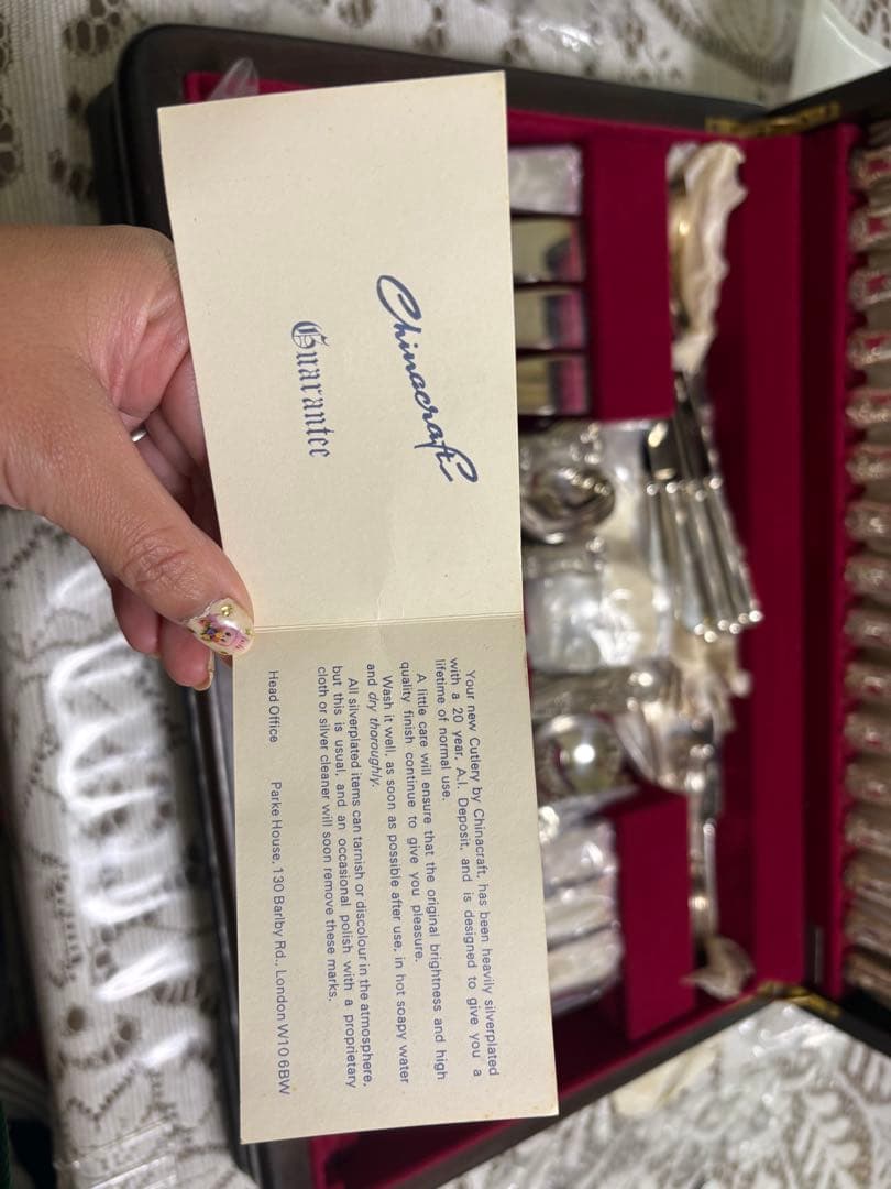 銀食器　Chinacraft スプーン　フォーク　ナイフ