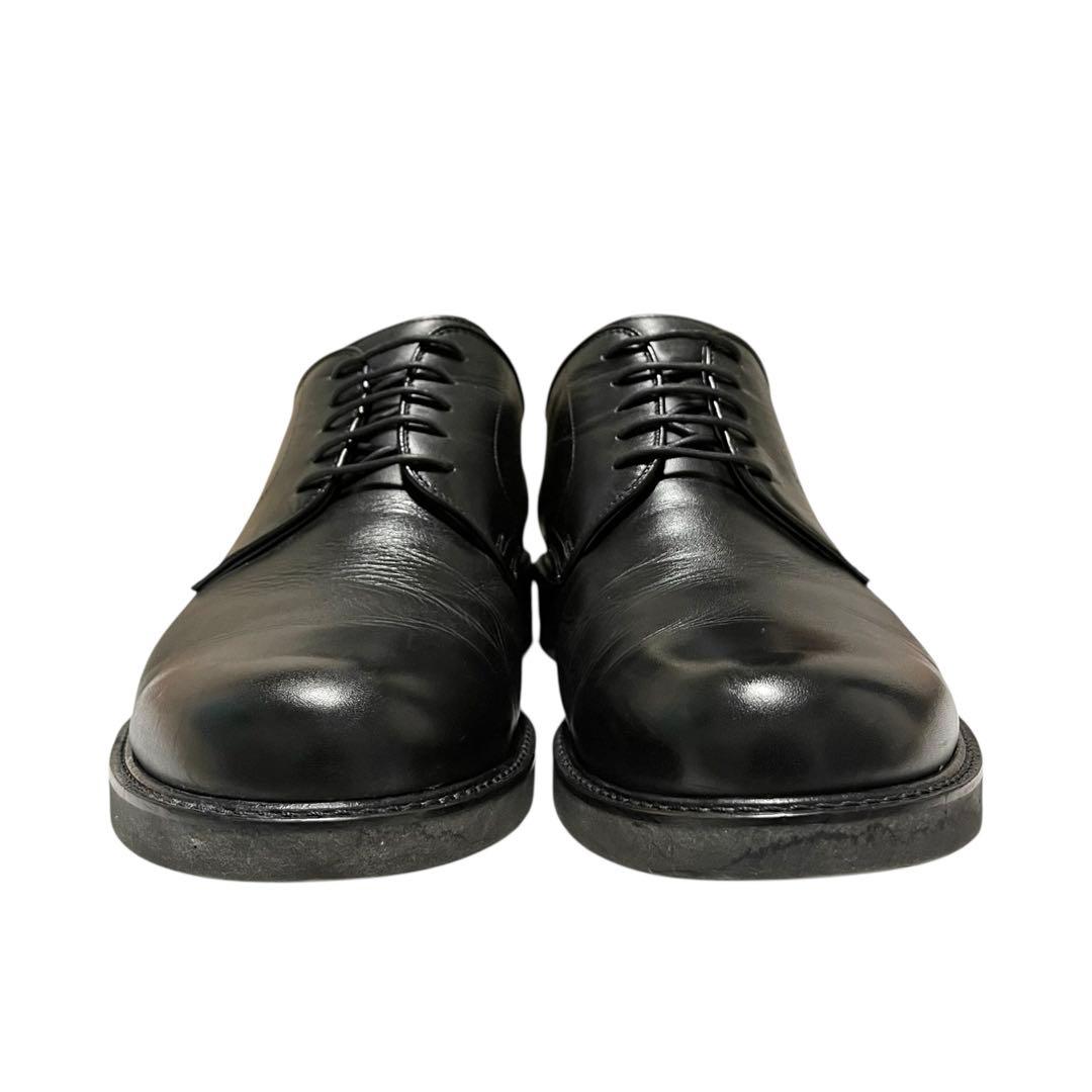 【美品】◾️FLORSHEIM◾️プレーントゥ◾️ポストマン◾️外羽根◾️レザー◾️ブラック