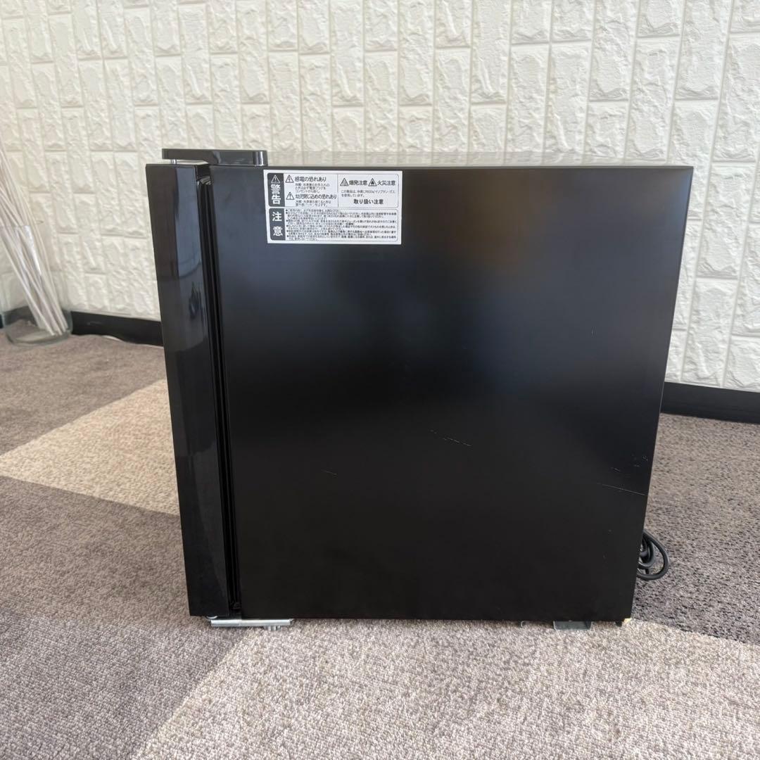 東京23区配送無料✨1ドア　冷蔵庫　2024年製　ブラック　ガラスドア　ブラック
