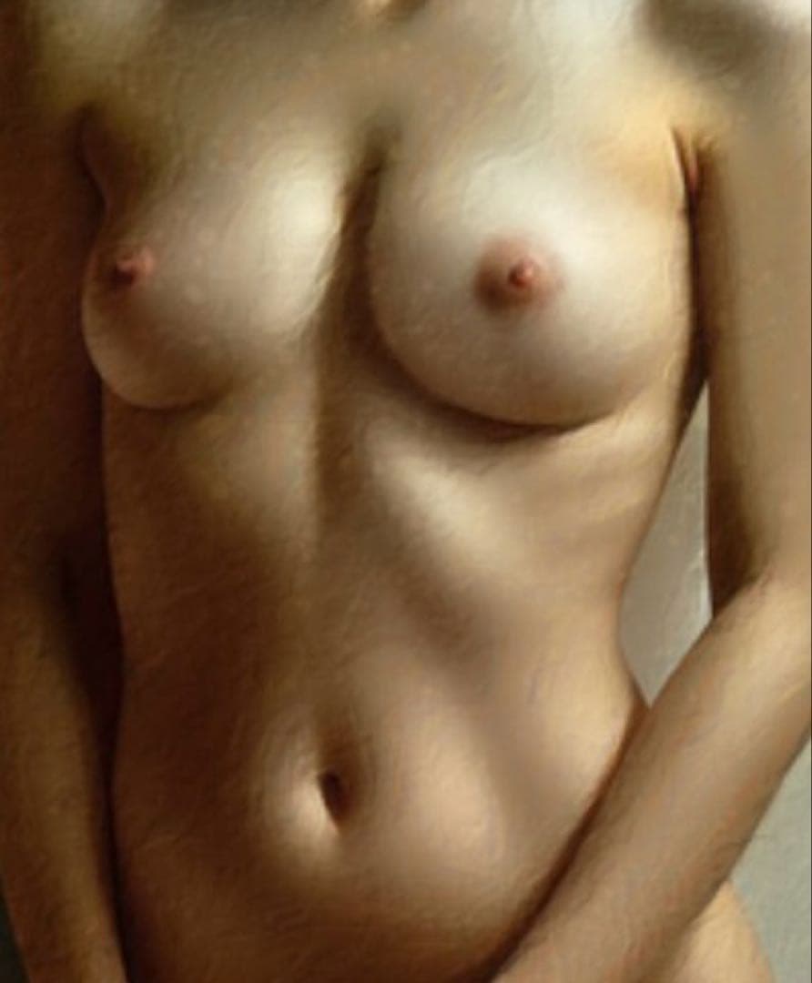 【超大作・最高傑作の裸婦画】女性ヌード油彩画風アート作品・見た事ないアート作品を