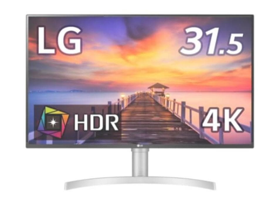 【美品】32インチ 4Kモニター LG 32UN550-WAJP