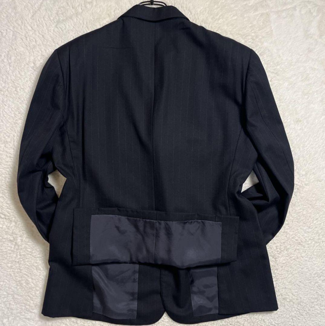 美品 ブルックスブラザーズ セットアップ ブラック ストライプ ウール Ｌ