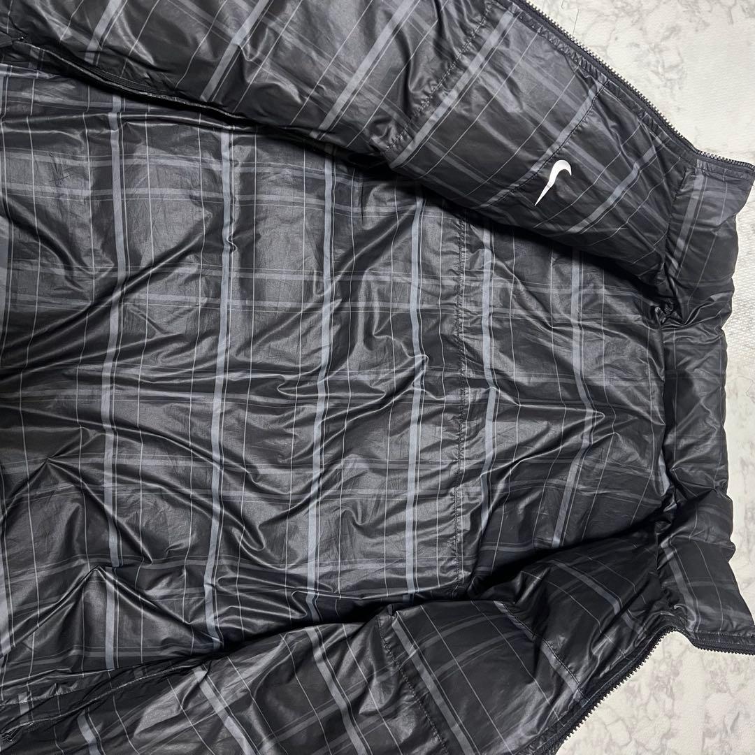 【希少XL】NIKE ナイキ リバーシブル ダウンジャケット 黒　XL