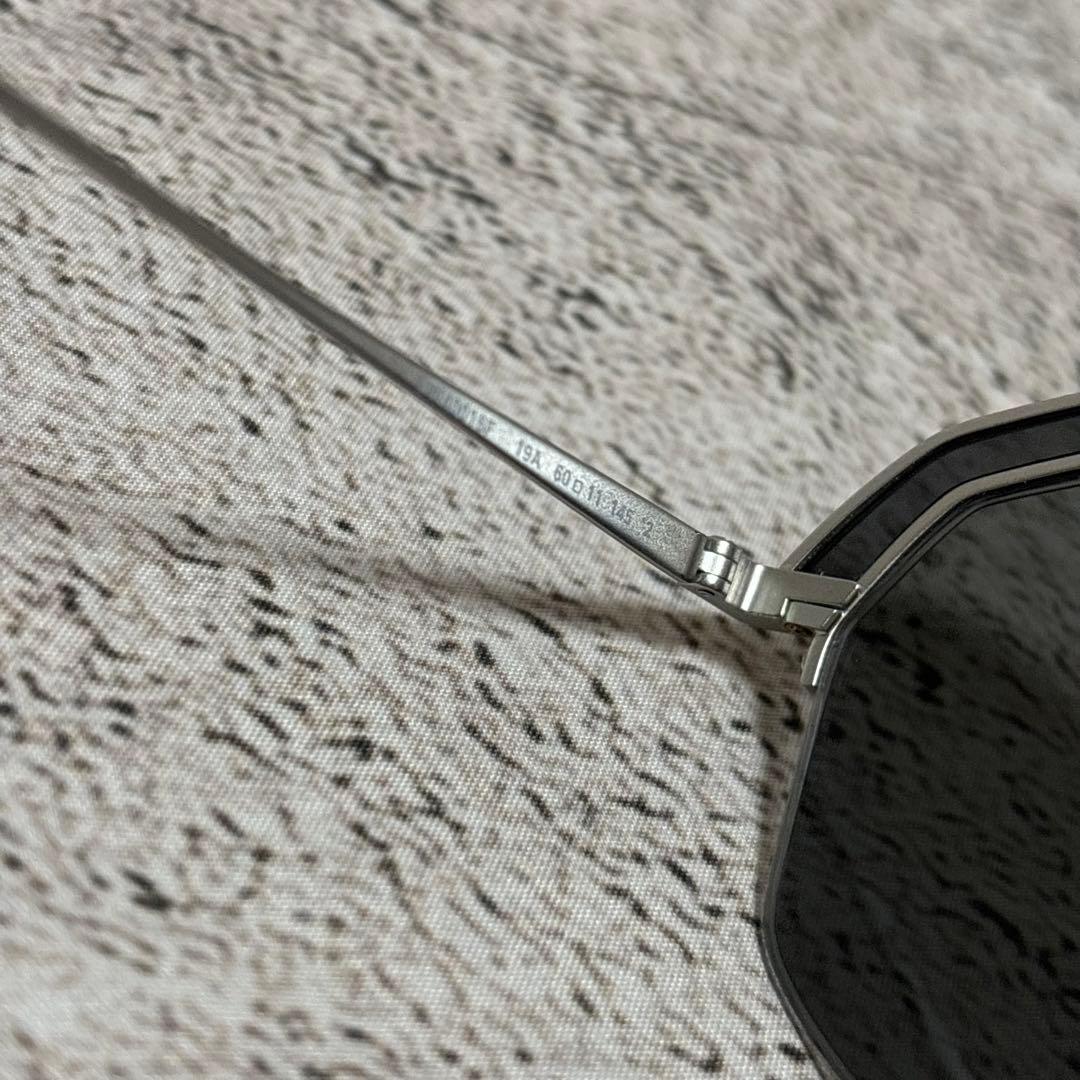 LOEWE サングラス　フレーム　シルバー　メガネ　ユニセックス　ロエベ