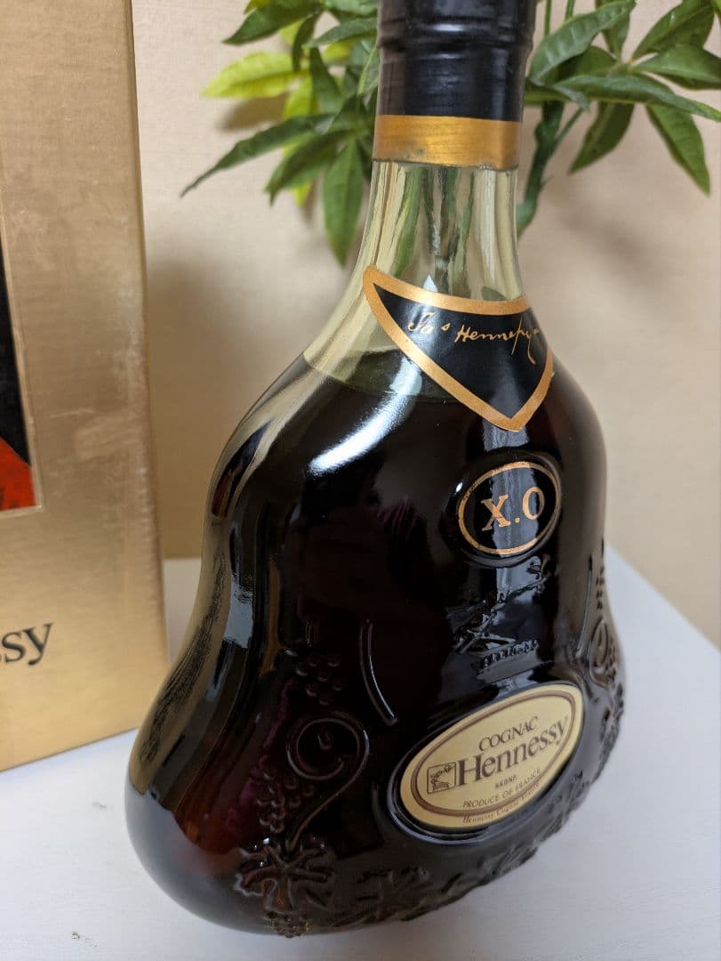 古酒　未開封　グリーンボトル　Hennessy XO ブランデー コニャック