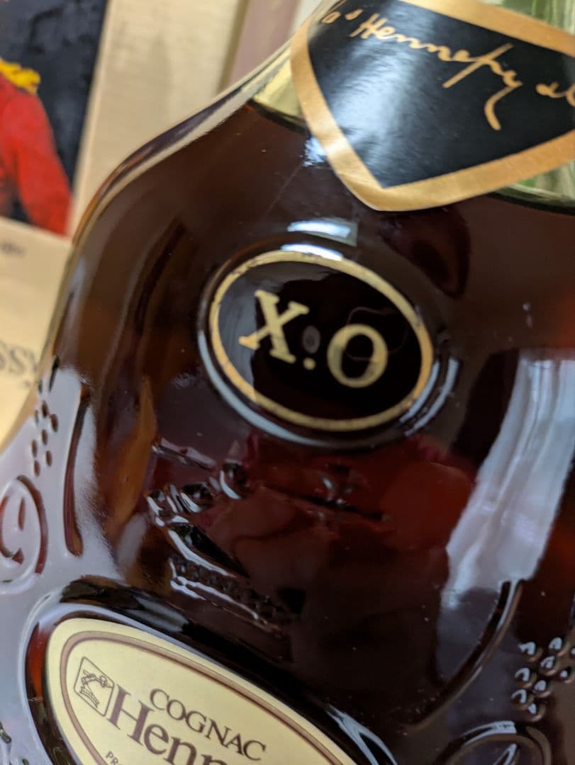 古酒　未開封　グリーンボトル　Hennessy XO ブランデー コニャック