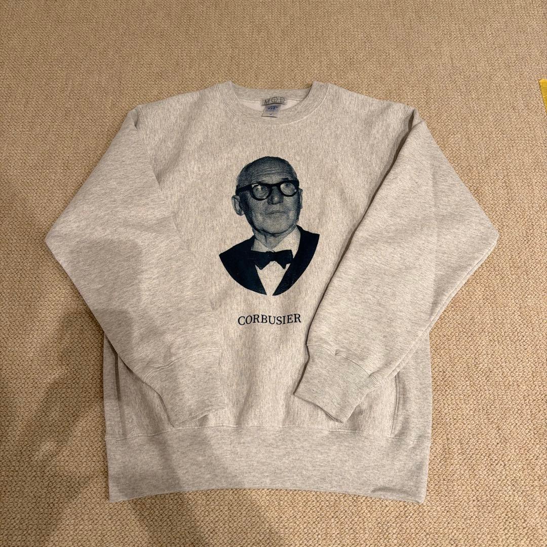 museum of daily コルビュジエ プリント スウェット
