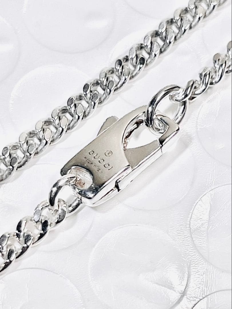 【超美品】GUCCI 喜平チェーン ネックレス 男女兼用　SV925 2.5ミリ