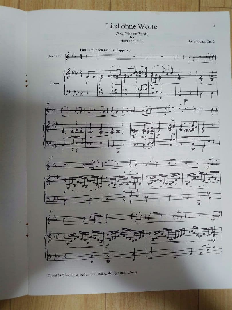 ホルン楽譜まとめ売り7冊