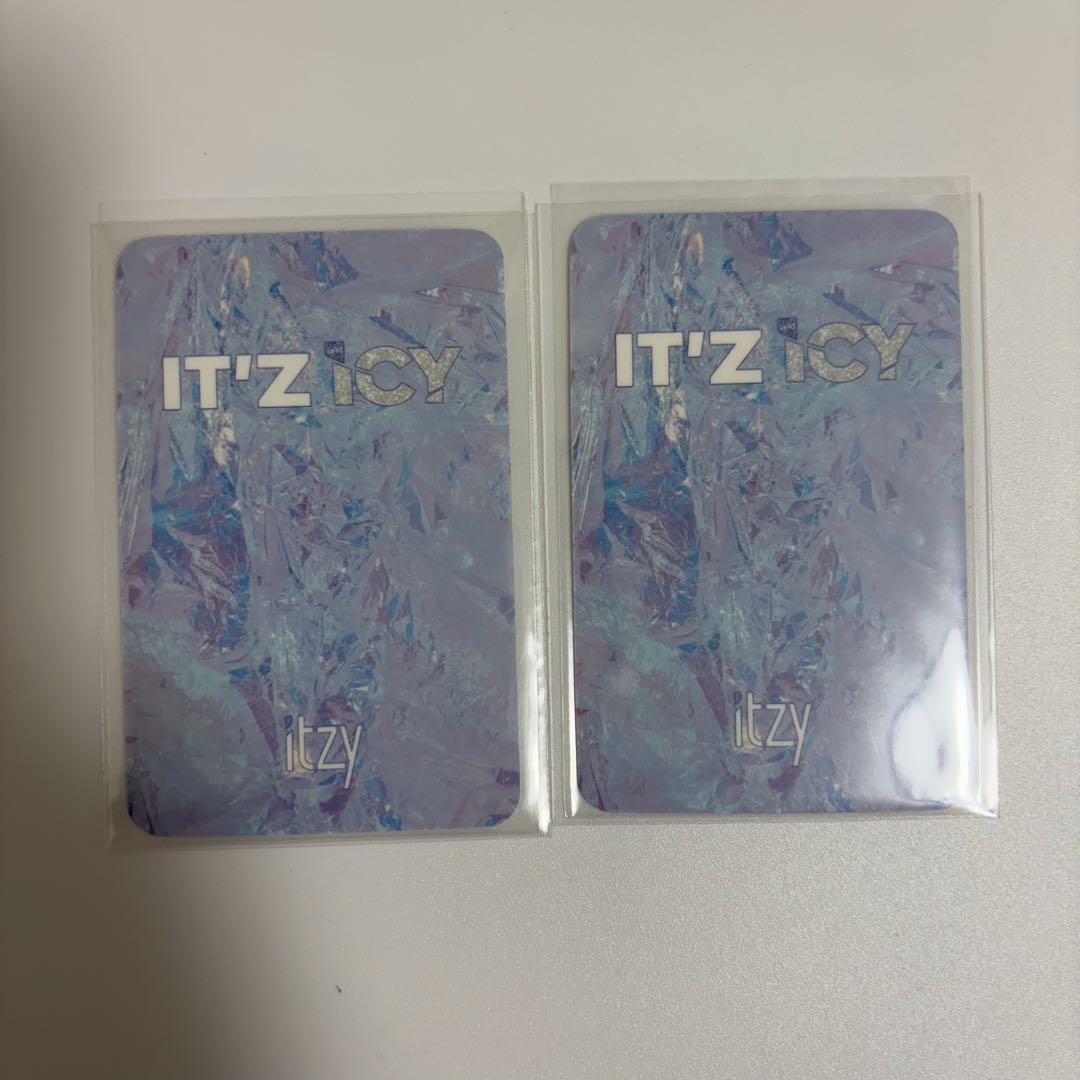 ITZY ICY ユナ　サノク　チェキ風　トレカ