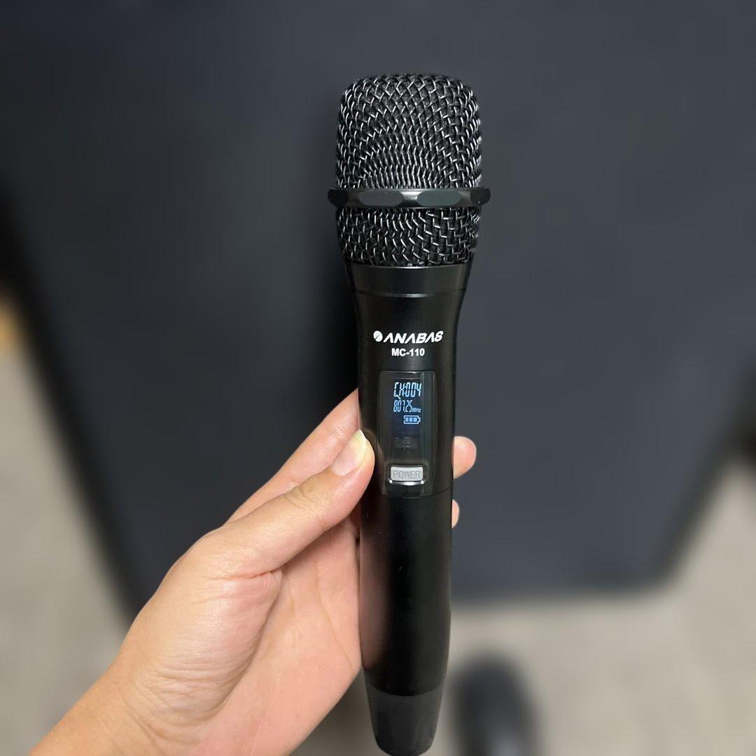 ANABAS アナバス DVD-K110 マイク付 カラオケセット