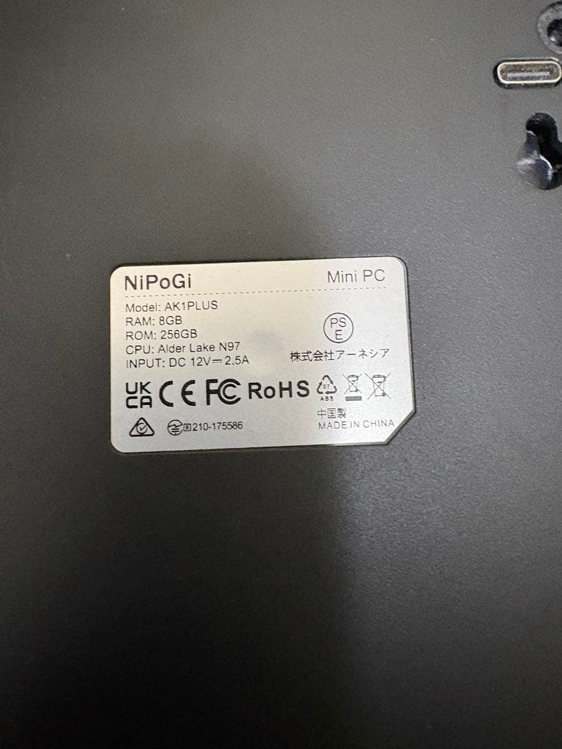 ミニPC mini pc N97