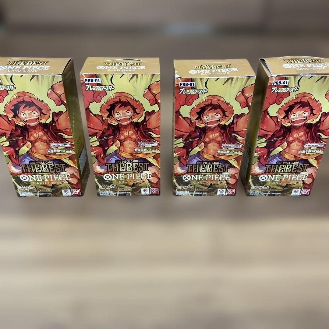 THE BEST ONE PIECE CARD GAME 4個セット 未開封