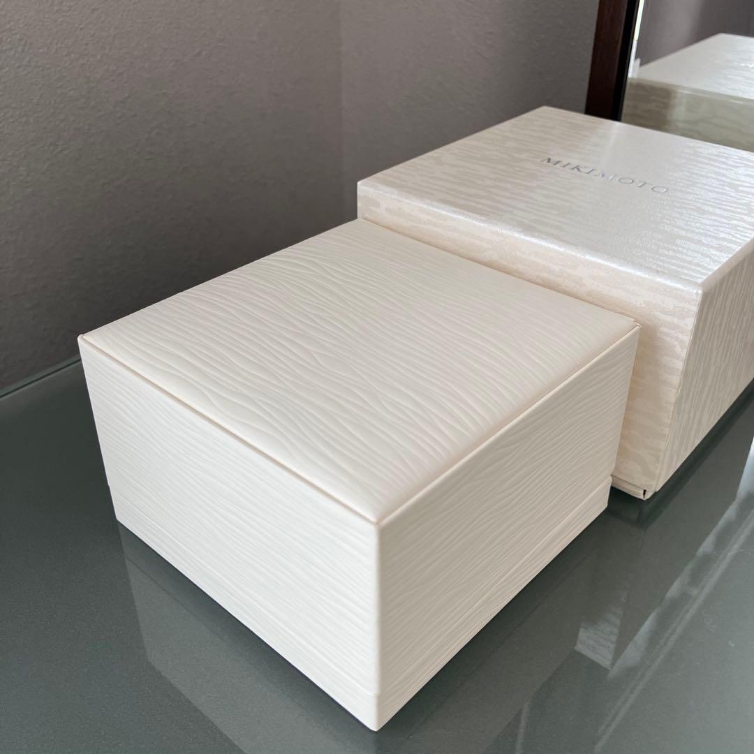 ミキモト K18 ホワイトゴールド ダイヤモンド 0.1ct ネックレス 箱あり