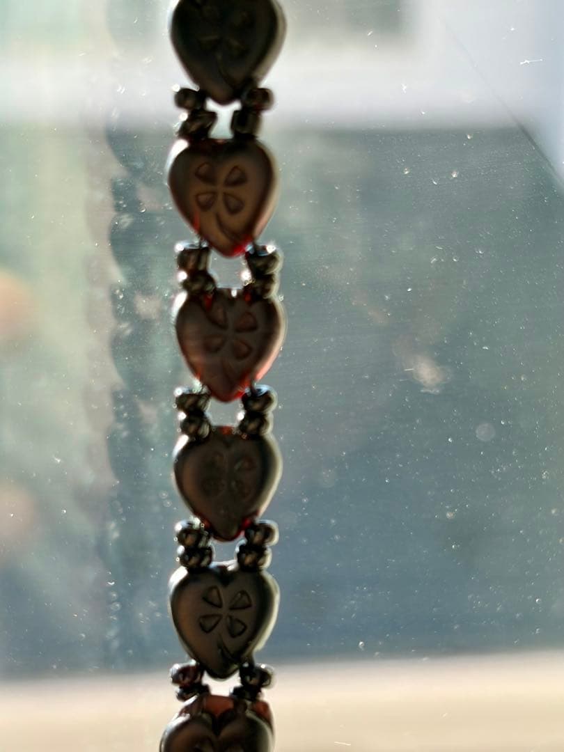 本日出品最終 半額以下 モーニングジュエリー ジェット ロングネックレス