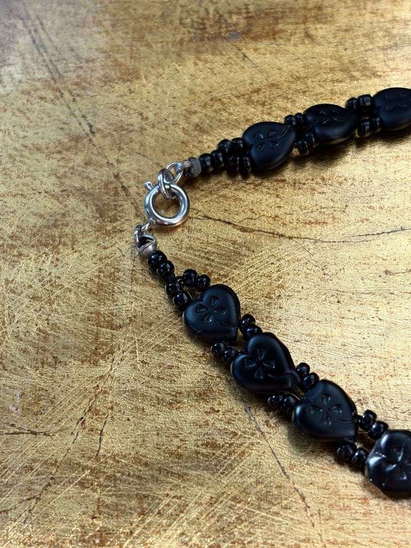 本日出品最終 半額以下 モーニングジュエリー ジェット ロングネックレス