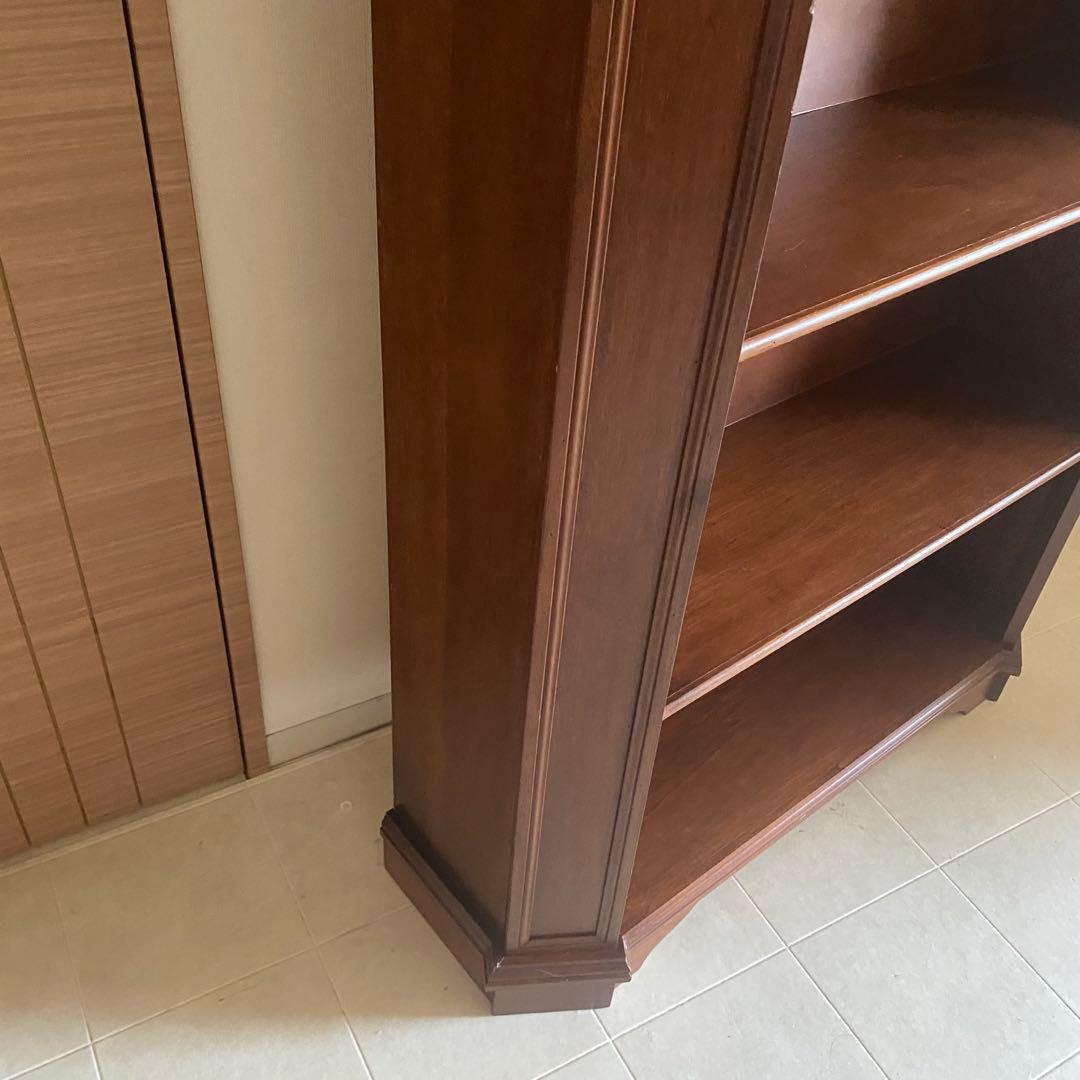 イタリア製　アンティーク　シェルフ　本棚　ヨーロピアン　英国カントリー　飾り棚