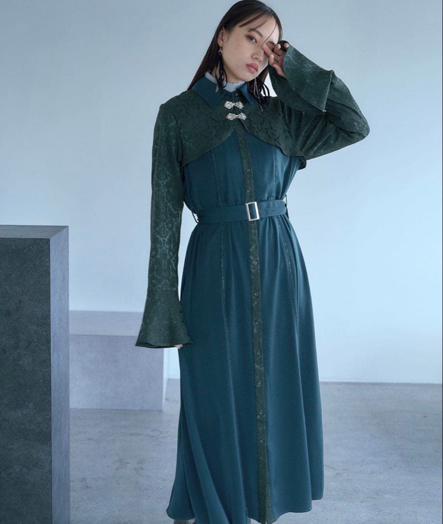 HARE ジャガードチャイナボレロワンピース