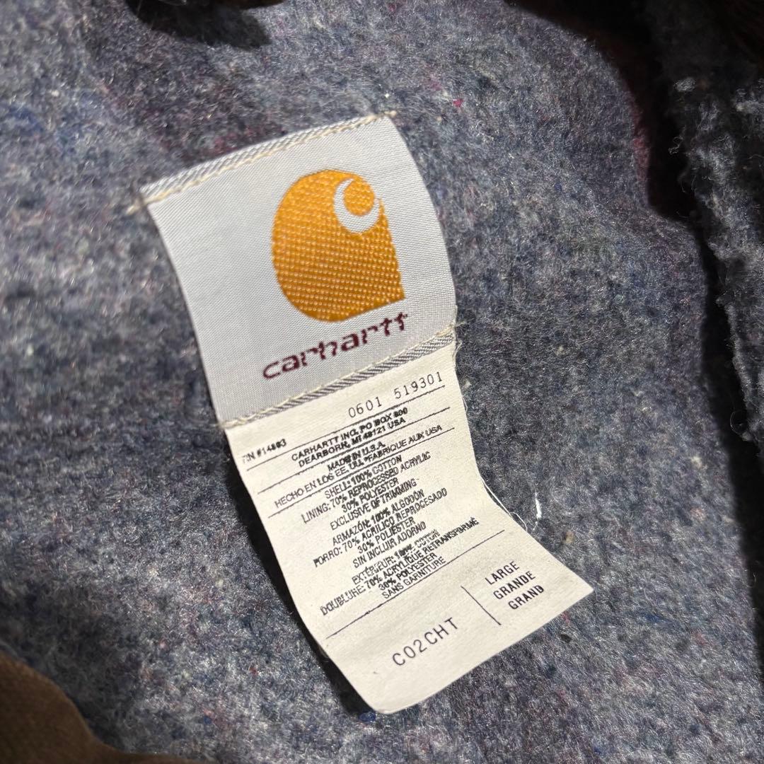 00s Carhartt ミシガンチョアコート L ブラウン