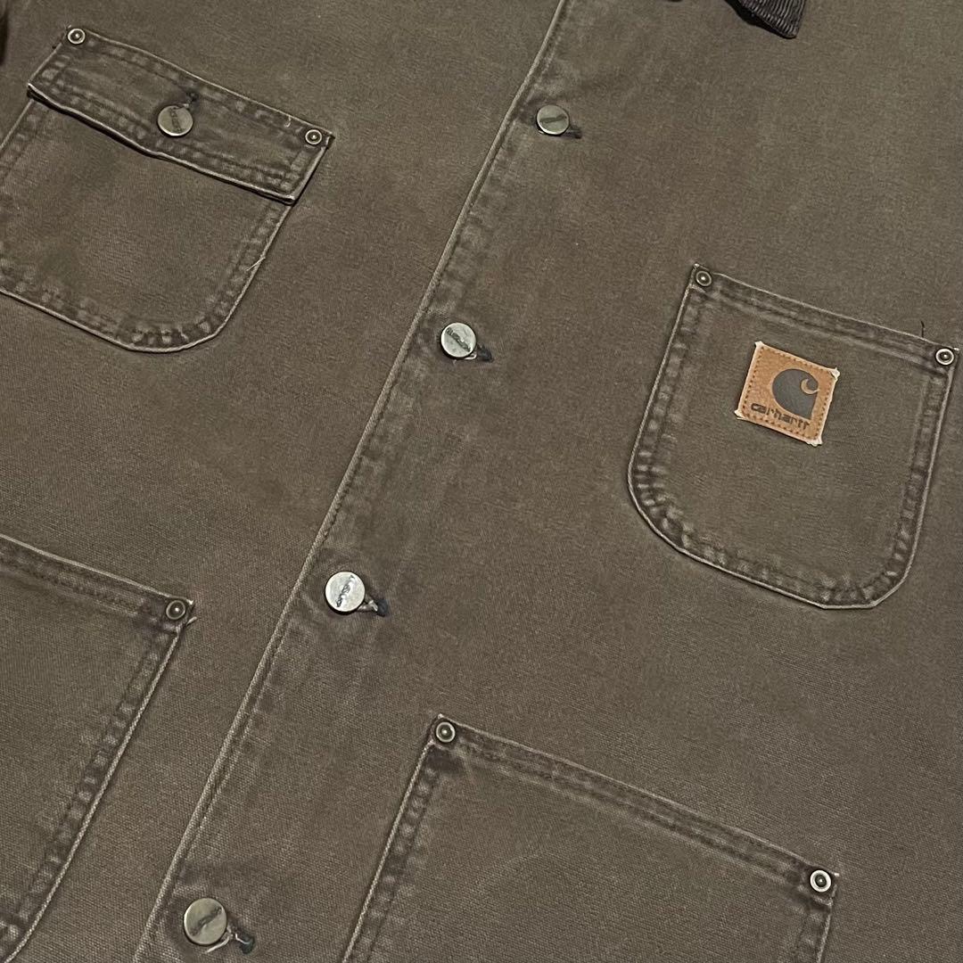 00s Carhartt ミシガンチョアコート L ブラウン