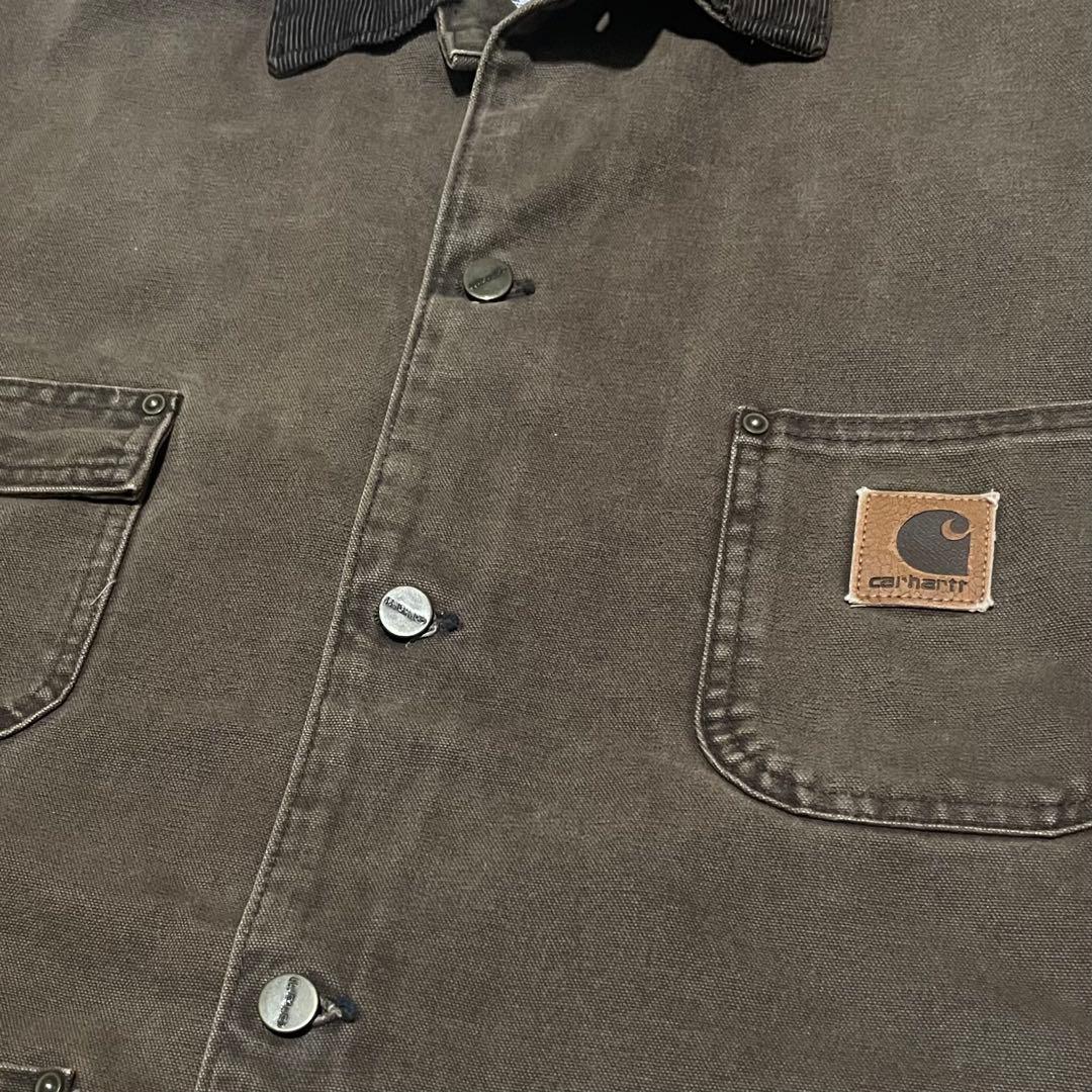 00s Carhartt ミシガンチョアコート L ブラウン