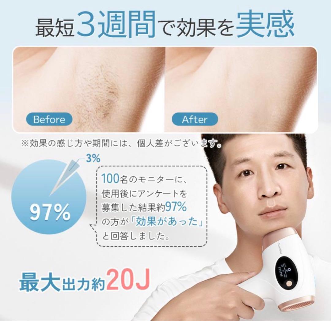 Sanlisi 脱毛器 光美容器 ムダ毛処理 サーリシ