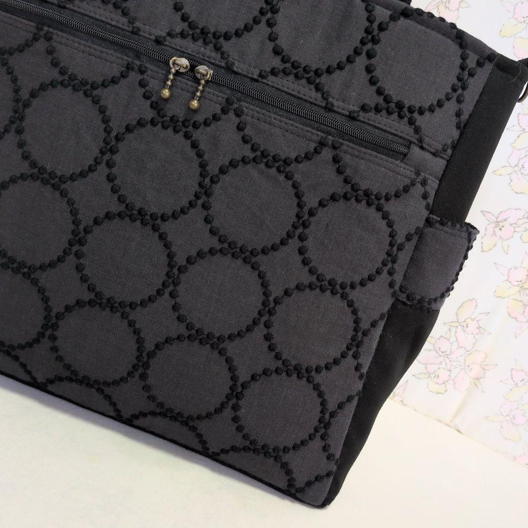 ミナペルホネン　ハンドメイド　バッグ　タンバリン　トートバッグ