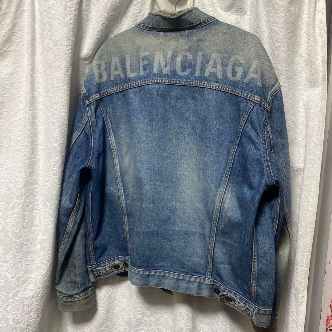 BALENCIAGA デニムジャケット ブルー