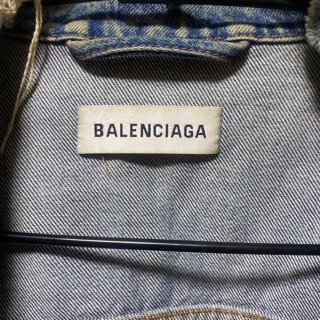 BALENCIAGA デニムジャケット ブルー