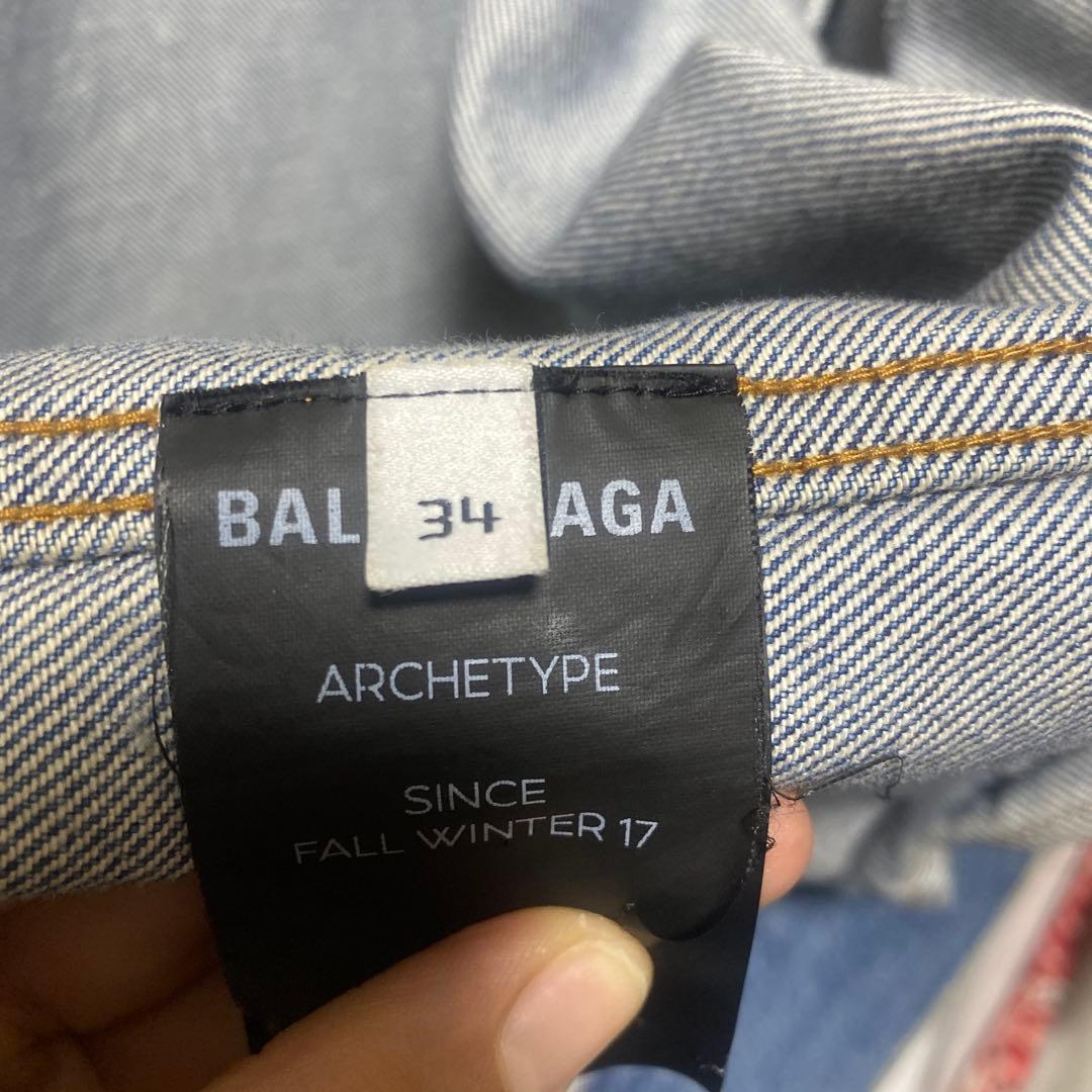 BALENCIAGA デニムジャケット ブルー