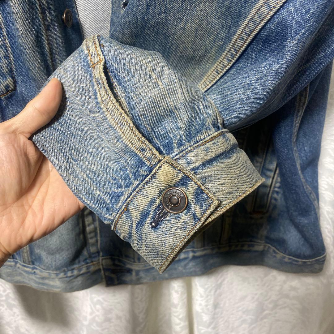 BALENCIAGA デニムジャケット ブルー