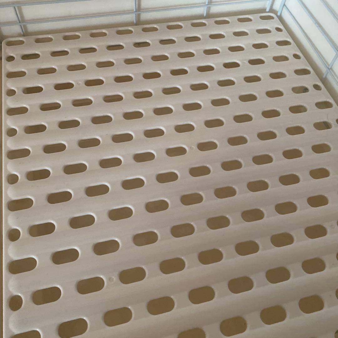 サンコー　うさぎケージ 80 キャスター付き　ホワイトケージ　かじり棒付き