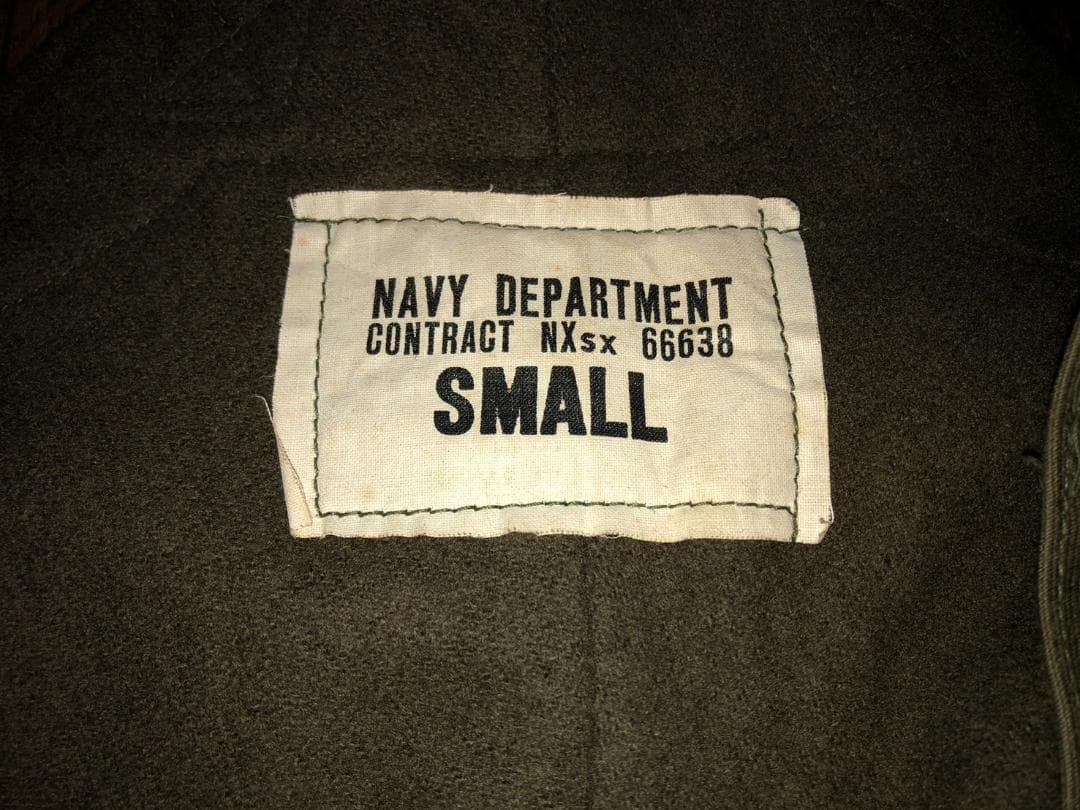 US NAVYデッキパンツオーバーオールUSネイビーTALON古着VINTAGE