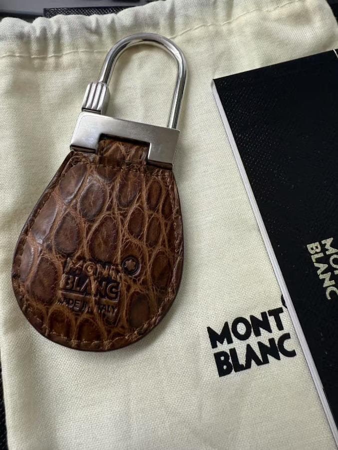 MONTBLANC クロコダイル型押しキーケース キーフォブメンズ 113713