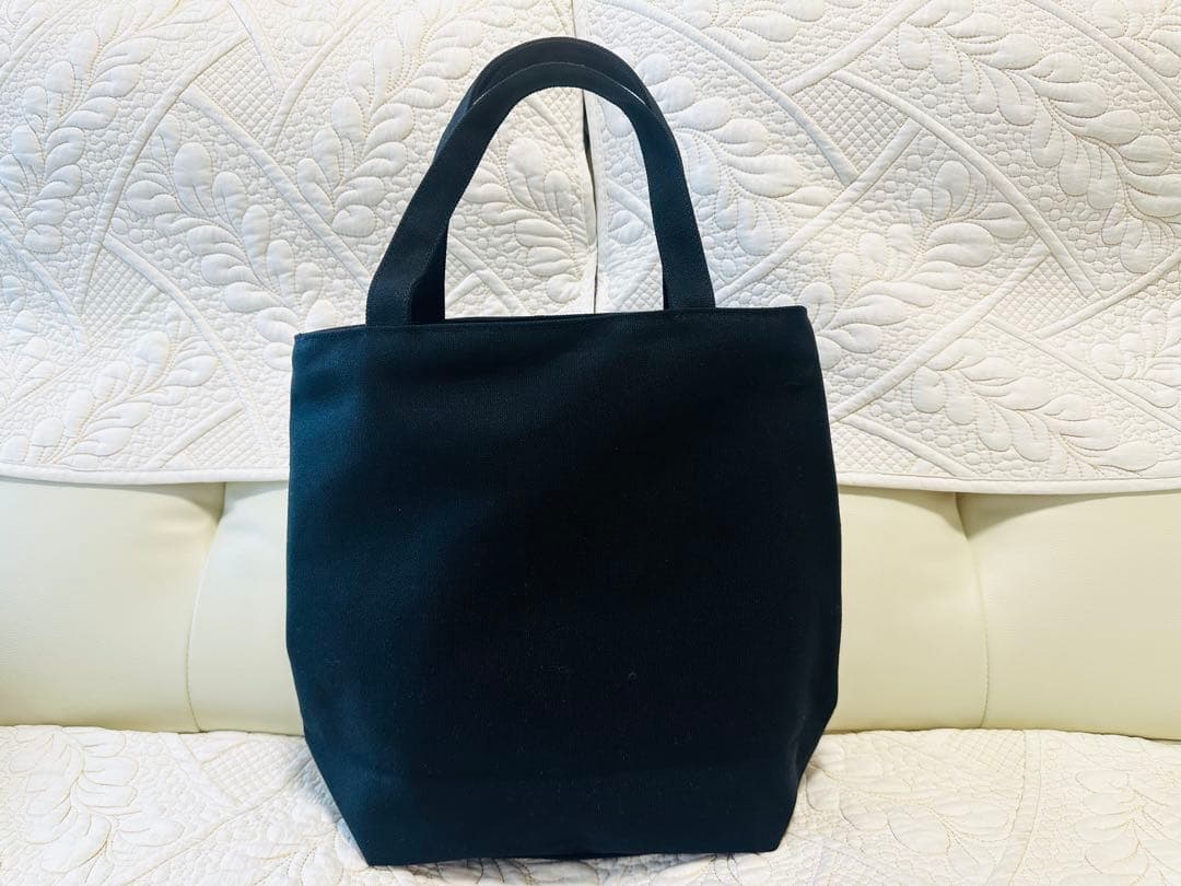 CHANELノベルティ☆トートバッグ新品未使用品キャンバス黒裏地ピンク色ブラック