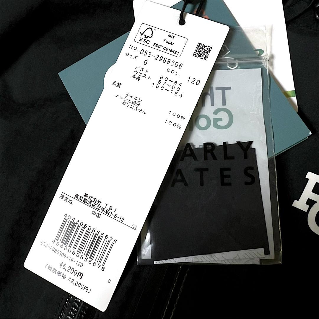 新品 定価46,200 パーリーゲイツ レインジャケット ワンピース ブラック