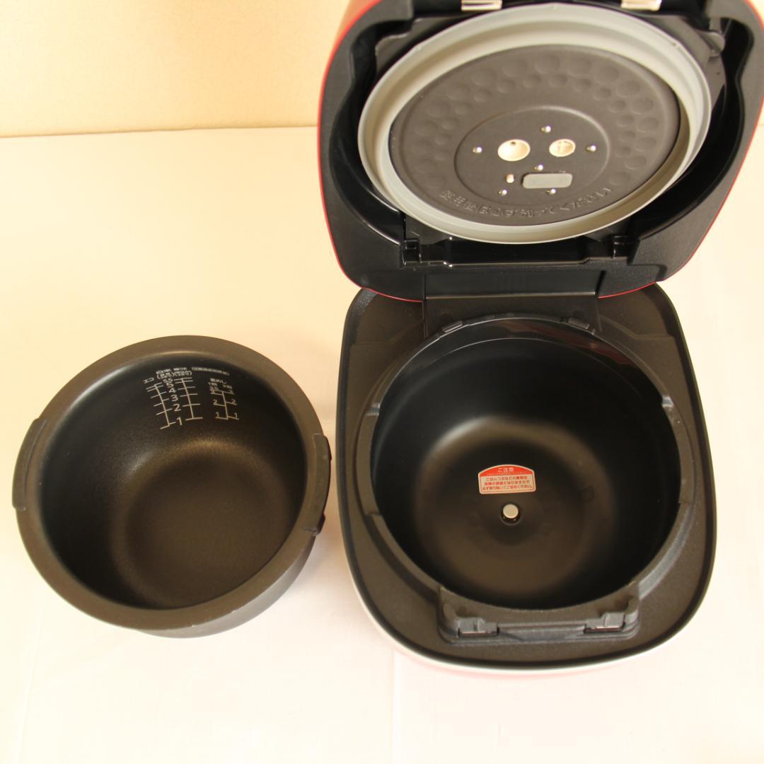 【美品】TIGER JPC-A101 炊飯器 圧力IH炊飯ジャー 赤