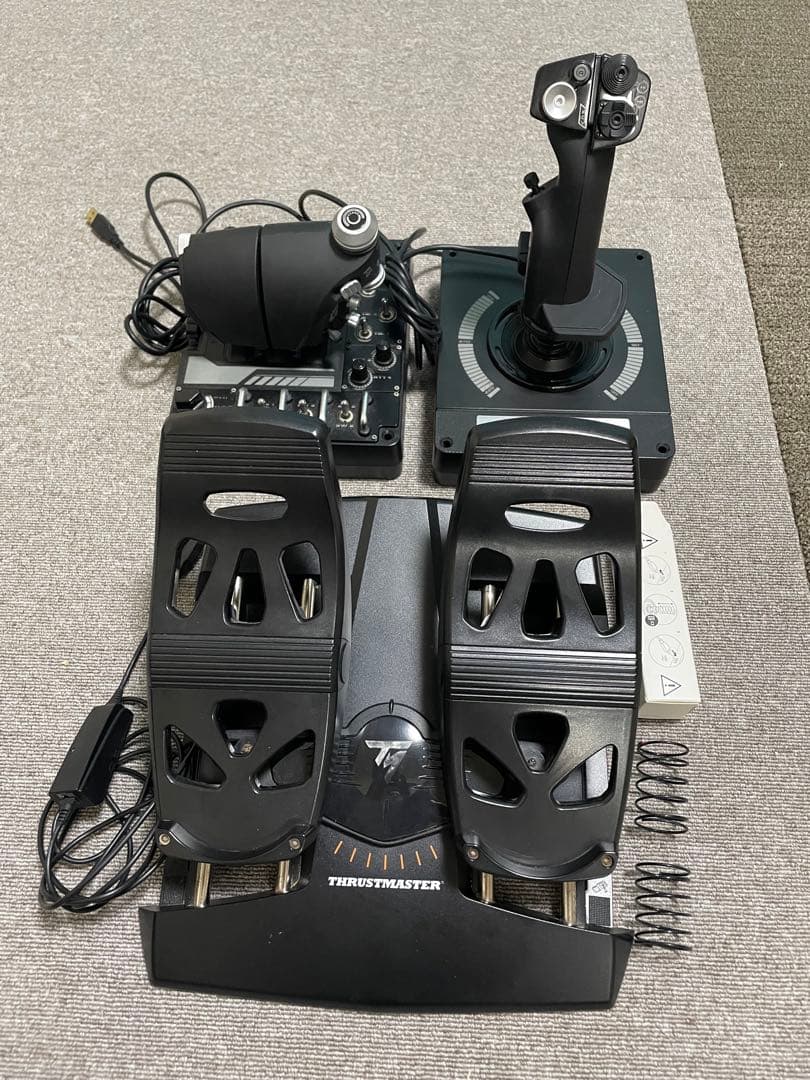 ロジクールX56 スラストマスターラダーペダルセット