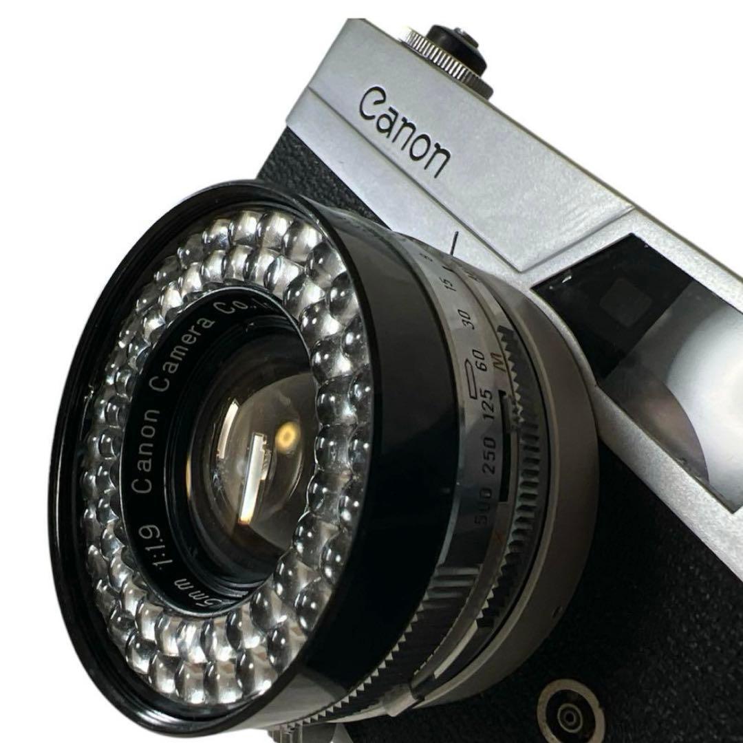 【美品】Canon 初代Canonet 後期型 レンジファインダーカメラ レトロ