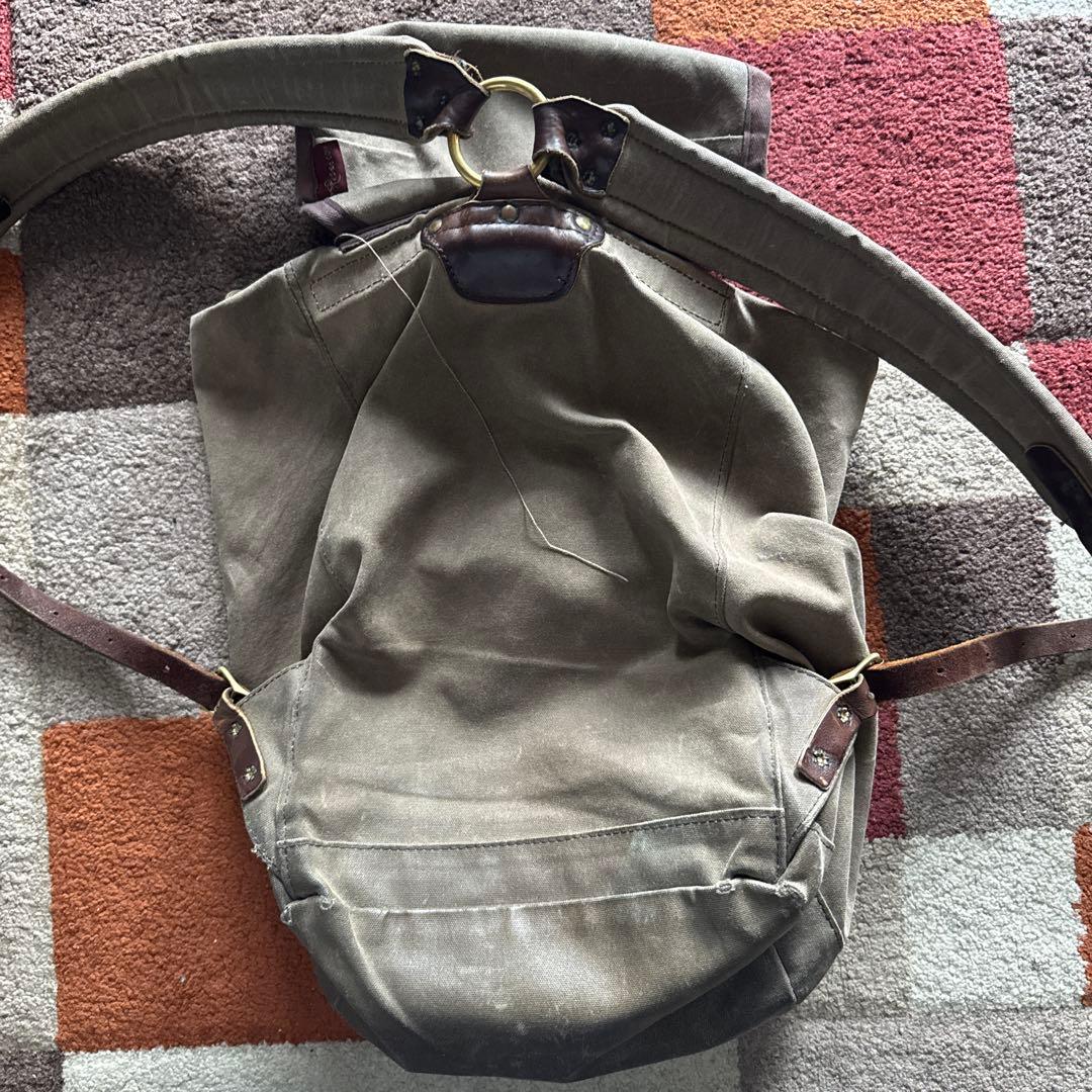 Frost  オリーブ キャンバス バックパック